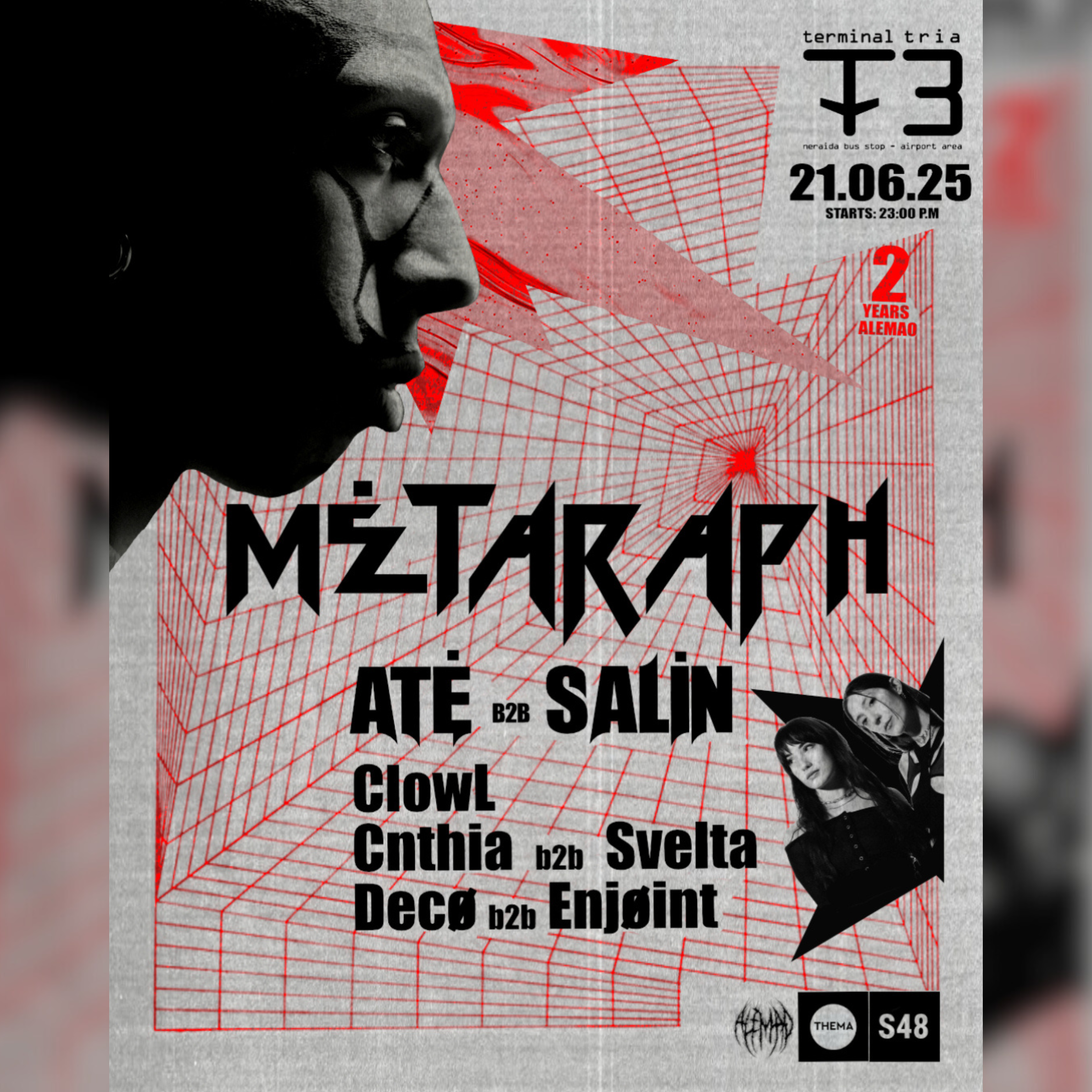 2 years Alemao w. Metaraph, Ate & Salin, and more